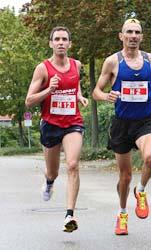 Stadtwerke München wird 3. in 1:08:00 M40 Sieger Samir Baala (H2 / Marathon Karlsruhe e.v.) wird 4. in 1:08:20.