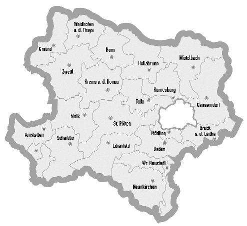 Das Bundesland Niederösterreich Erstmals erwähnt wurde Niederösterreich als Ostarr chi im Jahr 996 n. Chr.