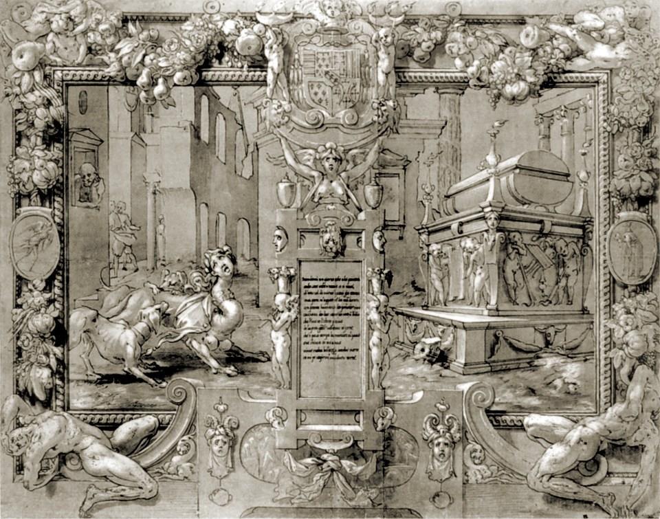 Abb. 6: Rosso Fiorentino: La Prima visione del Petrarca della morte di Laura (Petrarca,»Standomi