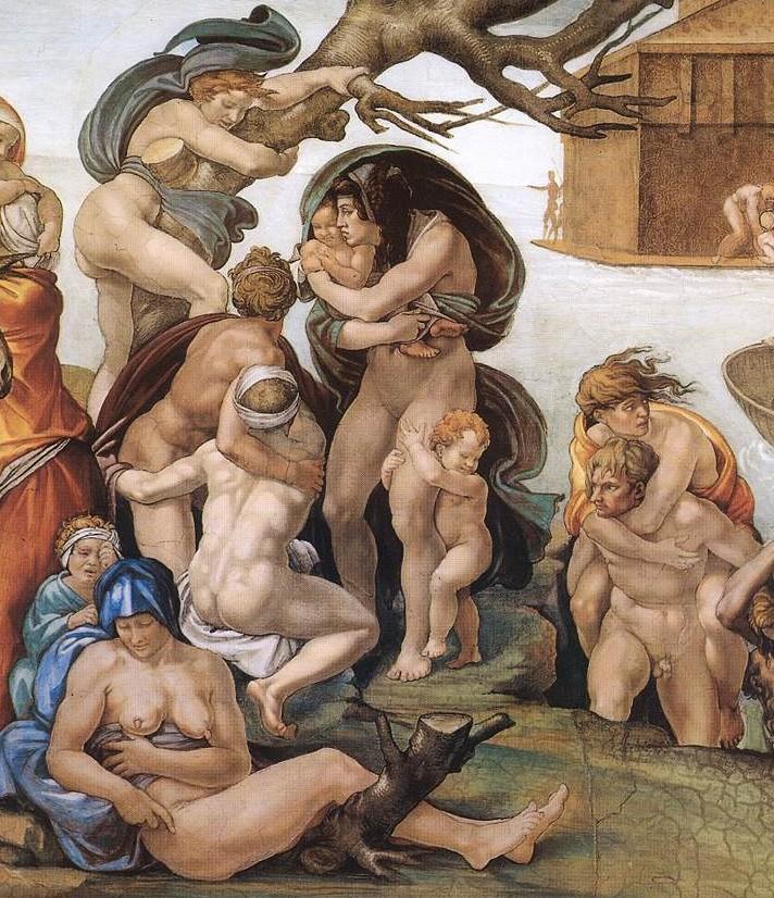 Abb. 28: Michelangelo Buoanrotti: Die Sintflut.