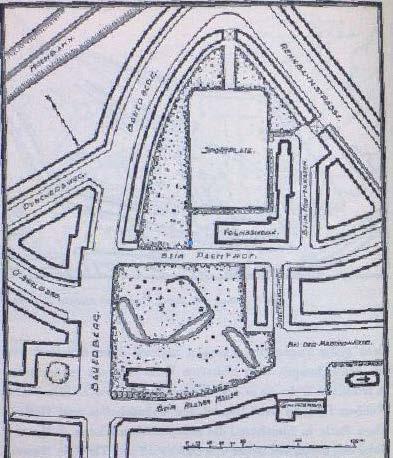 Abb. 28 Schulhöfe als Bestandteil des Grünsystems, hier Anlage der Schule Am Pachthof (Quelle: Schumacher:1932, S.46) Abb. 29 ehem.