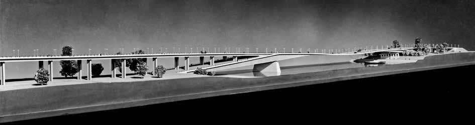Cengiz Dicleli: Gerd Lohmer (1909 1981) Der Brückenarchitekt der Nachkriegszeit Bild 29 Wettbewerbsentwurf Zoobrücke Köln, Modelfoto Foto: aus [16], S. 196 doch abgelehnt.