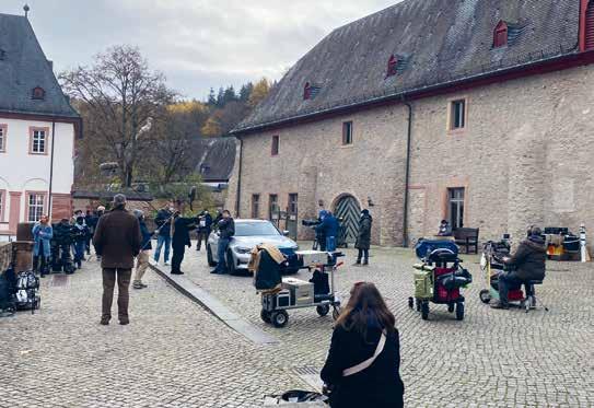 2020 Über eine Woche verwandelt sich Kloster Eberbach in ein Filmset für die beliebte ZDF-Serie Der Staatsanwalt.