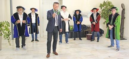 Michael Zupancic, Sektionsleiter Matej Andolšek und Generalkonsul zu einem offiziellen Besuch nach Klagenfurt gekommen war.