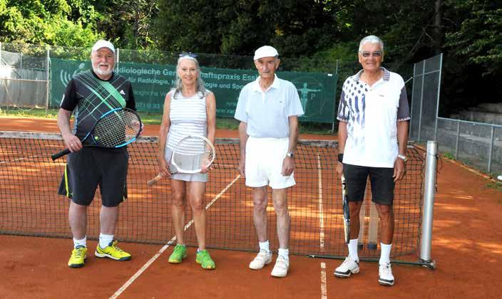 Senioren 2020 Wir im TCE DOPPELHELDEN Doppel im Tennis ist nicht nur ein Spiel mit vier Spielern, es ist auch eine Lebenseinstellung.