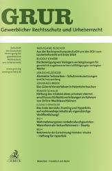 Urheber- und Medienrecht, Hrsg.
