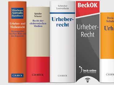 Urheber-, Presse- und Medienrecht PLUS Kommentare und Handbücher Allgemein Münchener Anwaltshandbuch Urheber- und Medienrecht, Hrsg.