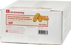 -.85 Economy Poulet Sandwich Schnitzel geformt,