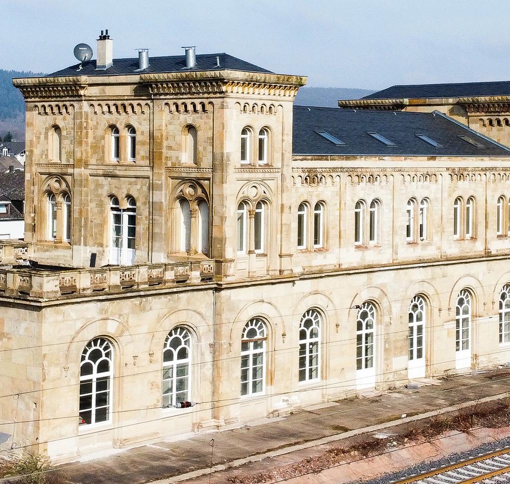 Herzlich Willkommen Das Bahnhofsgebäude von Konz wurde gegen Ende des 19. Jahrhunderts errichtet.