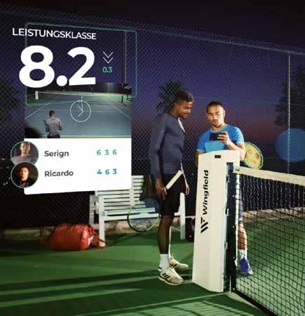 HTV INFORMIERT das auf Basis Künstlicher Intelligenz (KI) und moderner Bildverarbeitungstechnologie alle tennisbezogenen Aktivitäten während des Spiels trackt.