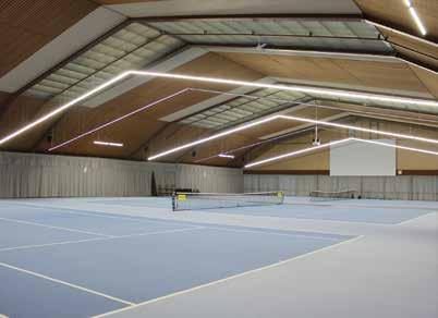 HTV-PARTNER LED-BELEUCHTUNG IN TENNISHALLEN - mit ecobility LICHT EIN GROSSES THEMA IM TENNISSPORT. Tennis ist ein äußert temporeiches Spiel und erfordert immer mehr optimale Lichtverhältnisse.
