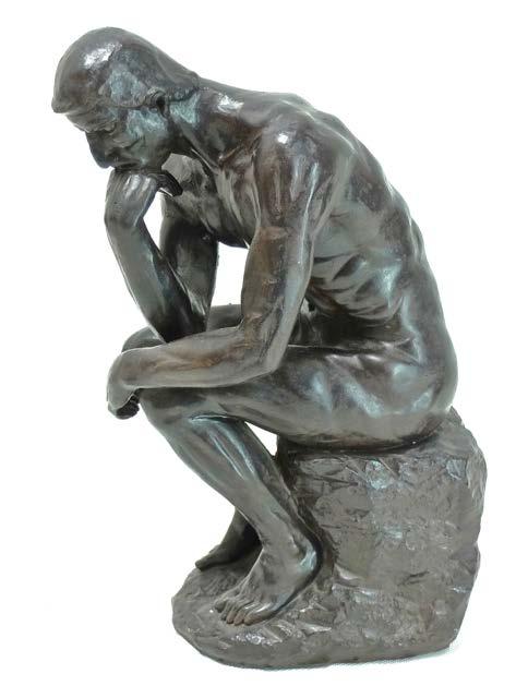 Position 23 (17/16) Auguste Rodin Titel: Der Denker Material: Kunstguss