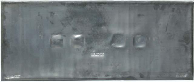 - Euro Position 100 (29/10) Künstler: Jose Bolstridge (1964) Titel: Displacement VI Herstellung: 2005 Material: Tafel in Bleiguss Grösse: 32,5 x 77,5 cm Auflage: Unikat Signatur: