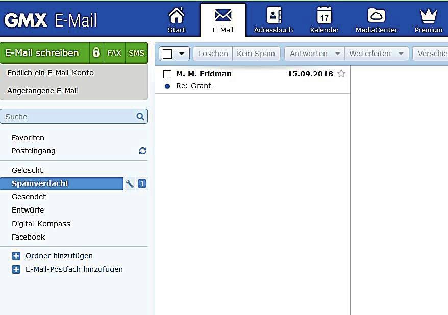 SPAM E-Mails Die meisten SPAM-Mails werden bereits von Ihrem E-Mail-Anbieter abgefangen und in den SPAM-Ordner verschoben. Einige werden aber dennoch in Ihren Posteingang gelangen.
