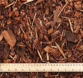 Dieser Mulch muss in einer Schicht von mindestens 5-7 cm aufgetragen werden und jedes Jahr muss die Schicht in einer Dicke von 1 cm erneuert werden, weil sich der Mulch mit der Zeit zerfällt und