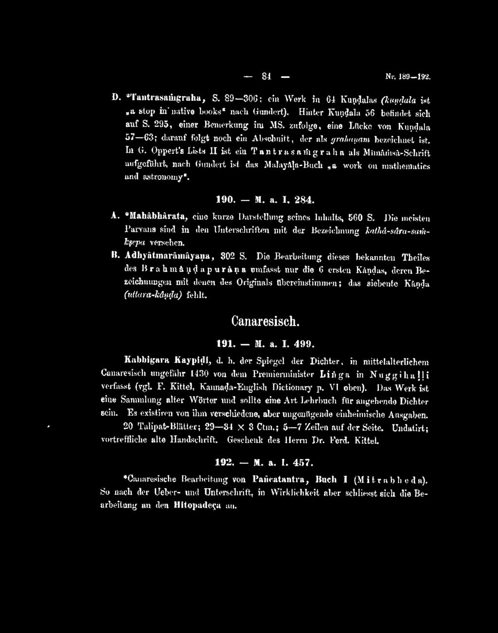 ^ln t, lun-h Uuudeii ist da» Malnyila-Buck,a work on mathematies and Rätrouom)' m. - M. «. I. 284. A. *]Iahftb]iftratay eine kurze Damtelhing seines Inbults, 560 S.