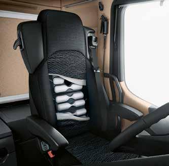 Sitze. Alle Sitze u berzeugen durch hohen Sitzkomfort. Die Bedienelemente sind intuitiv angeordnet, die Sitzkissen besonders breit und der Verstellbereich besonders groß.