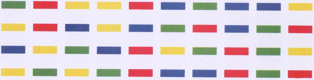 Abbildung 4: SCW-Test - Farbkästchen Teil 3) Der schwierigste Teil dieses Tests ist eine Kombination der ersten beiden Teile.