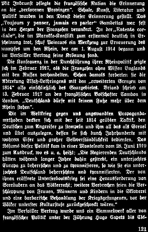Die Konfequenz in der Durdführung ihrer Rheinpolitit zeigte fie) im Februar 197, als die Franzofen ohne Wiſſen Englands mit den Ruſſen verhandelten.