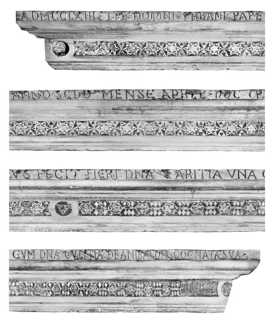 376 Abb. 294: Rom, S. Maria del Popolo, Architrav des ehem.