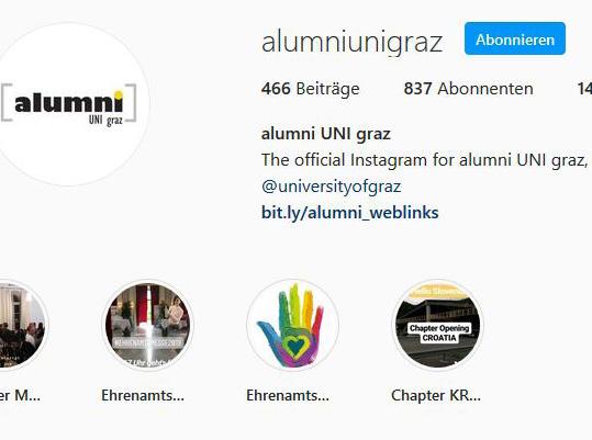 Social Media Wording Auf Facebook und Instagram muss die Wortmarke Uni Graz, Universität Graz oder University of Graz angeführt werden.