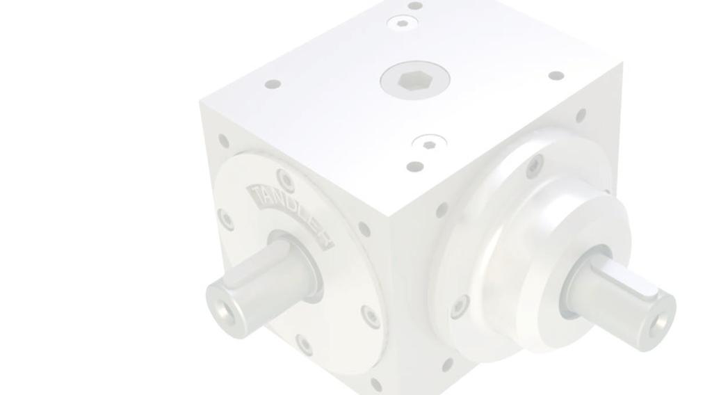 Spiral bevel gearbox with servo flange - Tandler FS2 - ATB Automation