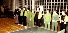 Der niederländische Verein erwiderte einen Besuch der TTVg-Jugend aus dem Sommer 1974. Das Jugendteam mit Finke, Blume und Pape (ab 2.