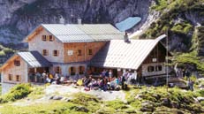 oberösterreich / salzburg / Steiermark Te n n e n g e b i r g e Laufener Hütte 1.726m DAV-Sektion Laufen To t e s G e b i r g e Liezener Hütte 1.