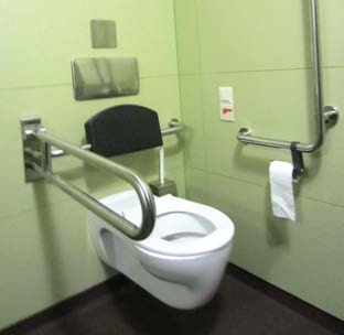 Sanitär/WC-Anlage Wird eine WC-Anlage angeboten, ist ein Raum barrierefrei auszustatten.