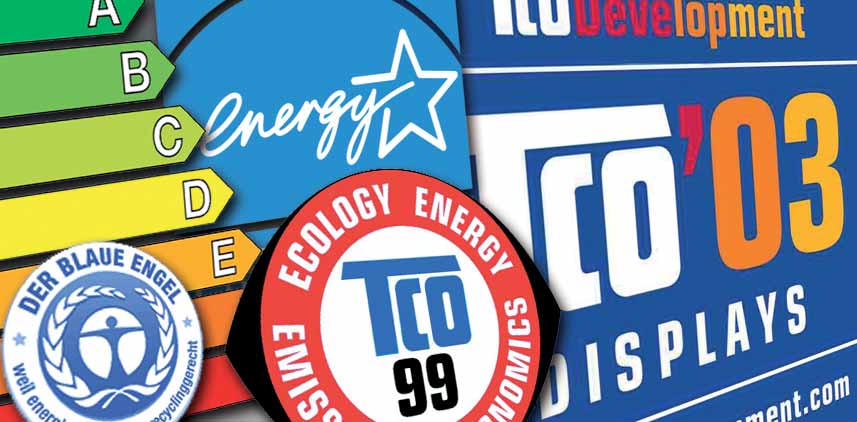 8 ENERGIELABEL Es gibt eine Reihe von Kennzeichnungen, die bei der Auswahl eines energieeffizienten Gerätes behilflich sind. Die wichtigsten sind hier erläutert.