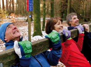 Bewegung in der Natur «Bewegung und Sport heisst die Natur leben und lieben.