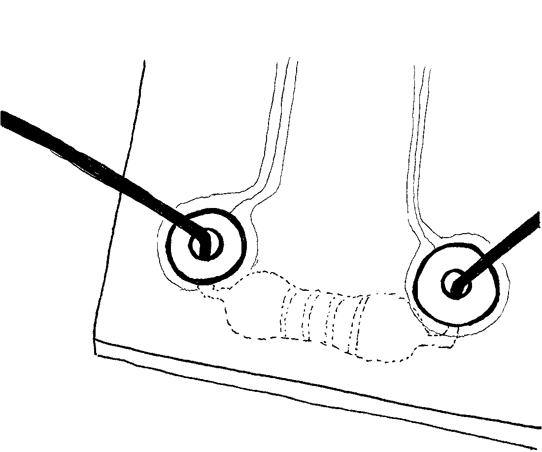 Wenn du dir eine Leiterplatte genau anschaust, wirst du Linien entdecken die, die Lötaugen mit anderen Lötaugen verbinden -