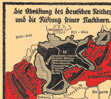 Dazu ein echtes und ein invertiertes Beispiel. Im Versailler Vertrag wurde im Teil V, Abschnitt I die Gesamtstärke des deutschen Landheers auf 100 000 Mann festgelegt.