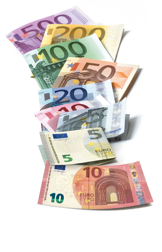 DAS NEUE GESICHT DES EURO Die neuen Euro-Banknoten enthalten verbesserte Sicherheitsmerkmale, die Fortschritten in Bezug auf die Sicherheit von Banknoten sowie neuen technologischen Entwicklungen