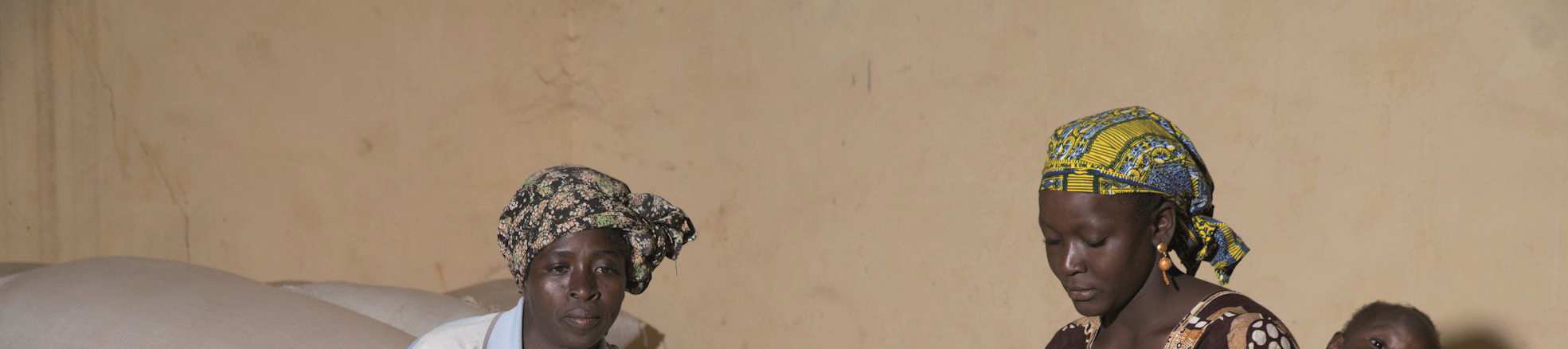 N A D I N E G Ü N T H E R Frauen in Burkina Faso beim Getreidekauf GIZ / Klaus Wohlmann Nicht zuletzt ist es sinnvoll, Frauen zu mehr Kontrolle über das Haushaltsbudget zu verhelfen, da es sich