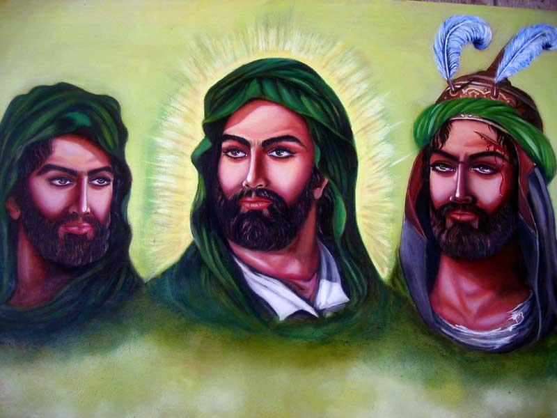 Imam Hüseyin hat in Kerbela ein Kampf gegen die Ungerechtigkeit und das Böse geführt.
