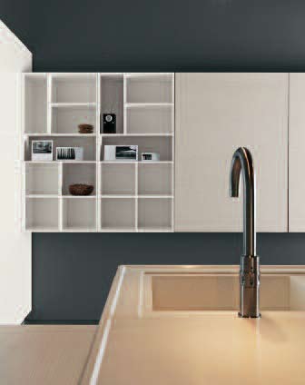 >The quadrix open wall unit arrangement gives these volumes a light and airy appearance.
