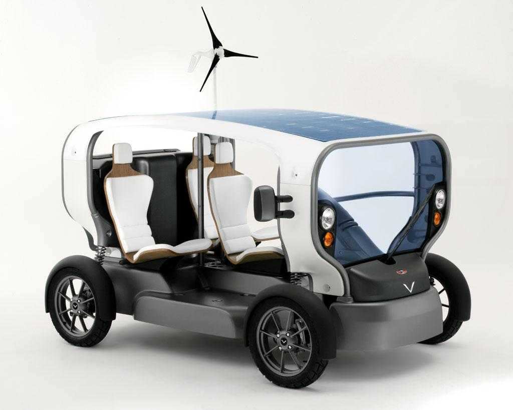 Diese Kleinstfahrzeuge sind elektrisch angetrieben und gegebenenfalls mit eigenem Solardach ausgestattet (z.b. Venturi).