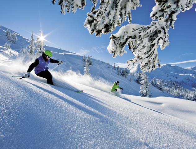 .. das Skiparadies sowohl für Familien und Kinder als auch für naturbewusste Skifahrer und Snowboarder, die sich ihren