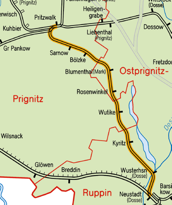 Ökobahn mit Pioniergeist Nach der Wende drohte der Strecke Pritzwalk Kyritz Neustadt (Dosse) die kalte Stilllegung. Ihre Rettung verdankt sie dem Erfindungsgeist eines einzelnen Mannes.