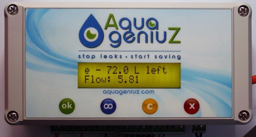 , Beim Kauf des AquageniuZ -Moduls erhalten Sie einen Anmeldecode, mit dem Sie im Internet alle Ihre Verbrauchsdaten für einen bestimmten Zeitraum sowie den Status des Systems detailliert abfragen