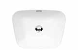 1 / / Double countertop washbasin Doppelwaschtisch unterbaufähig double à poser sur meuble doppio consolle 81454.
