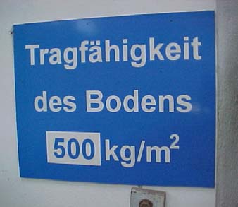 Meistens wird man mit folgenden Angaben zur Bodenbelastung konfrontiert: 1.) Verkehrslast 2.) Punktlast 3.) Druckfestigkeit 1.