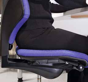 4 Der gute Arbeitsstuhl Ob im Büro, in der Werkstatt oder zu Hause am PC wer länger sitzt, braucht einen guten Arbeitsstuhl. Doch was heisst gut?