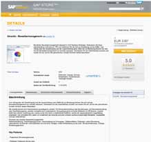 Der SAP Store: Vermarkten Sie Ihre Zusatzlösungen weltweit Als Lösungsanbieter treffen Sie hier genau Ihre Zielgruppe: Der SAP Store ist die zentrale Plattform, um SAP Business ByDesign-Kunden