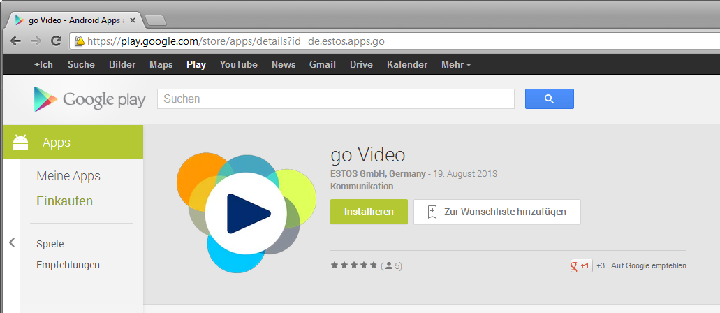 Go Video App Native WebRTC App