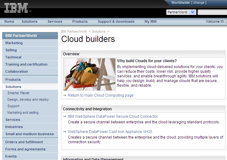 IBM Partner World Cloud Portal http://www.ibm.