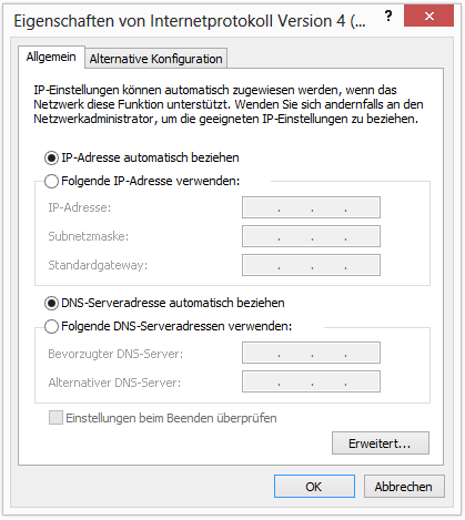 Schritt 1 - Netzwerkkonfiguration überprüfen Um auf den Thomson-Router zugreifen zu können, muss sich Ihr Computer im gleichen IP-Adressbereich wie Ihr Router befinden.