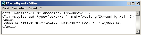 Pos: 81.22 /Serie 750 (WAGO-I/O-SYSTEM)/In Betrieb nehmen/in WAGO-I/O-PRO programmieren/hinweis: Konfigurationseinträge in WAGO-I/O-PRO überschreiben EA-config.xml bei Download!