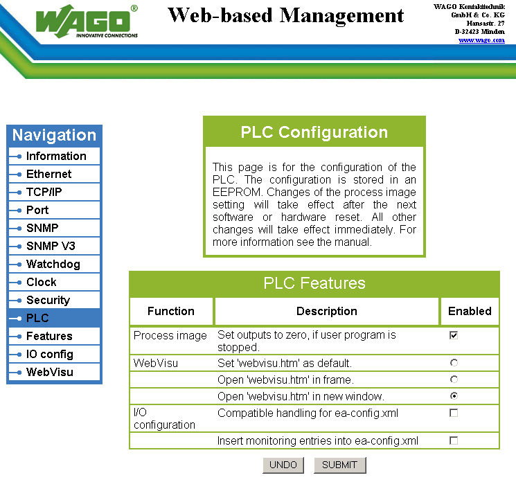 Pos: 83.60 /Serie 750 (WAGO-I/O-SYSTEM)/Web-based Management-System/Seite PLC/PLC - Bild (750-881) @ 8\mod_1276864430440_6.doc @ 58172 @ @ 1 Pos: 83.